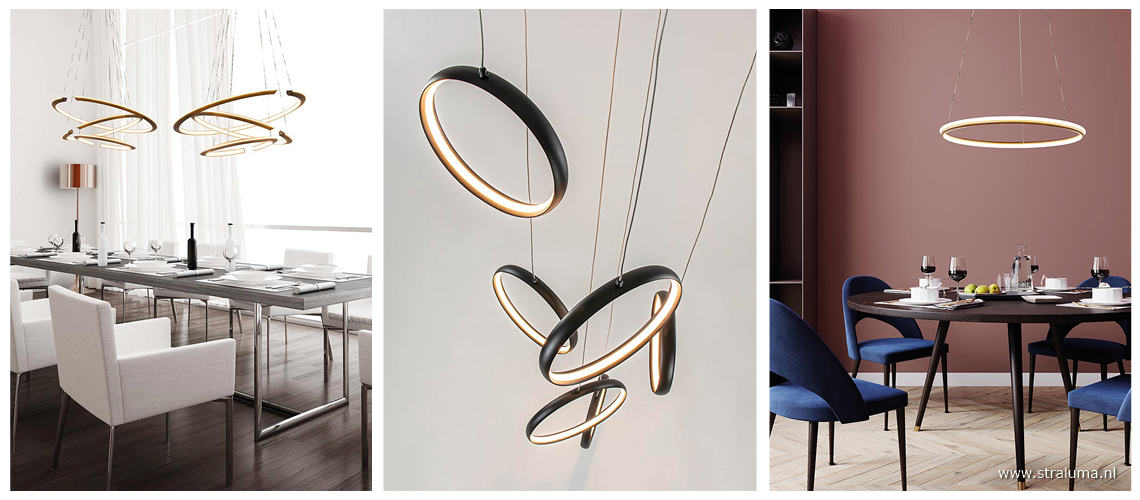 Ledhanglampen met ringen Verlichting trends 2021 Straluma| Ledhanglampen met ringen